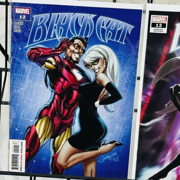 Black Cat 1 3-5 12 Skan Variant Lot Iron Cat Armor 2020 J Scott Campbell Cover - Picture 6 of 6
